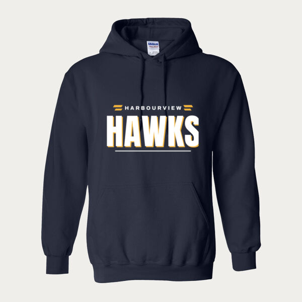 Printed team hoodie